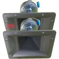 Loa treble kèn 350 kèm phễu 19cm x 15cm và tụ (1 cặp)