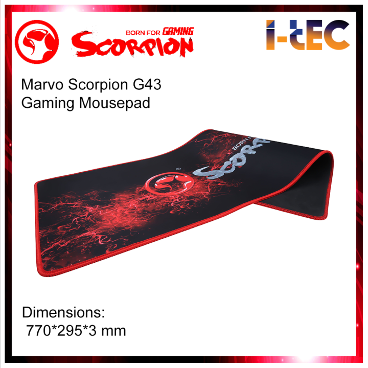 Marvo Scorpion G43 SizeXL Gaming Mousepad Lazada