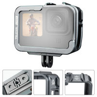 ESIN อลูมิเนียมที่อยู่อาศัยกรณีสำหรับ GoPro 9 10 11คู่ Clod รองเท้าที่มีแนวตั้งยิงกรอบกรณีสำหรับ GoPro ฮีโร่9 10 11