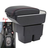 For Ford Fiesta Armrest box For Ford Fiesta MK7 Car Armrest 2009-2017 Storage box Interior details Accessories easy installation Pipe Fittings Accesso