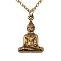 ZZOOI 2022 New Fashion Men and Women Necklace Retro Simple High Quality Buddha Statue Pendant Popular Jewelry