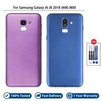 ตัวเรือนด้านหลังฝาครอบด้านหลังแบตเตอรี่ใหม่สำหรับ Samsung Galaxy J6 J8 2018 J600 J600F J800 J800F โทรศัพท์สำหรับเปลี่ยนชิ้นส่วนทดแทน LHG3762