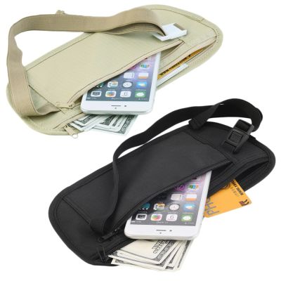 Travel Pouch Hidden Zippered Waist Compact Security Money running / sport Waist Belt Bag Running Bags Outdoor Bags Running Belt