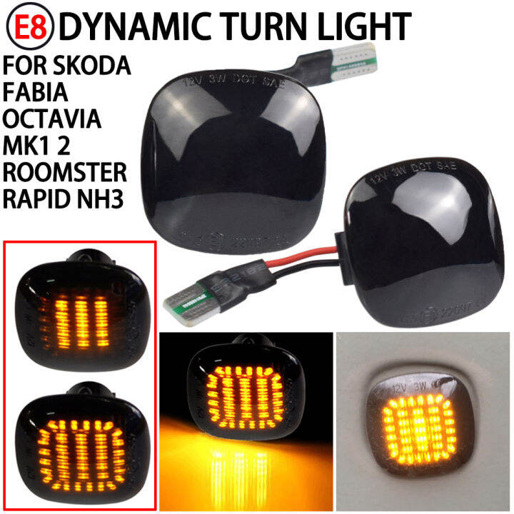 canbus-led-amber-side-marker-ไฟเลี้ยวสำหรับ-fabia-6y-5j-mk2-octavia-1u-a4-rapid-nh3-roomster-3u4