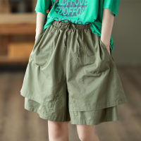 Factory Outlet The New Retro Casual Short Pants Loose Waist Lace, Thin Leg Female