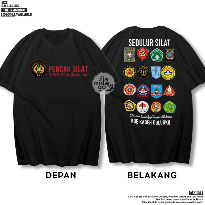 Kaos IPSI Sedulur Silat Ora Ono Kamulyan Tanpo Seduluran Indonesia