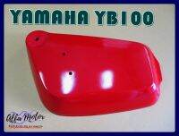 YAMAHA​ YB100​ YB 100 SIDE COVER​ LEFT​ (LH) "RED​" SIDE​  #ฝากระเป๋าข้าง​ YB100​ สีแดง​ สินค้าคุณภาพดี