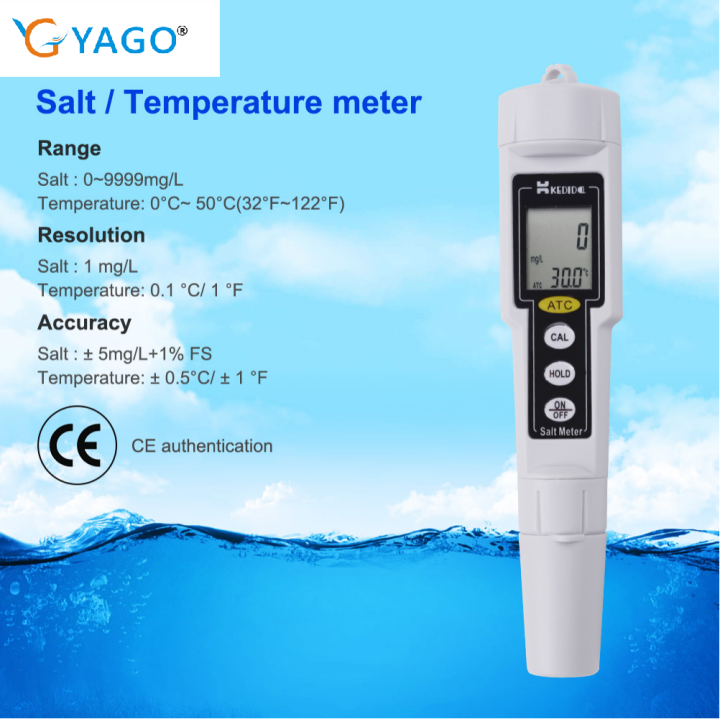 rcyago-ct-3081ปากกาเกลือหน้าจอมิเตอร์ดิจิทัลsalinometerกันน้ำทดสอบ0-9999-mg-lเครื่องทดสอบน้ำเครื่องทดสอบความเค็ม