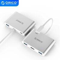 ¤✕ ORICO USB C HUB For Laptop PD Charging Function Type-C to HDMI-compatible /VGA/USB3.0/RJ45/SD TF Card Reader 7 Models Silver