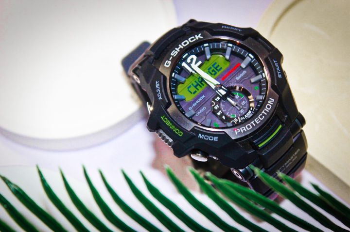 นาฬิกา-รุ่น-casio-gr-b100-1a3jf-gravitymaster-บลูทูธพลังงานแสงอาทิตย์นาฬิกาผู้ชาย-gr-b100-1a3-ใหม่ของแท้100-ประกัน1-ปี-จากร้าน-m-amp-f888b