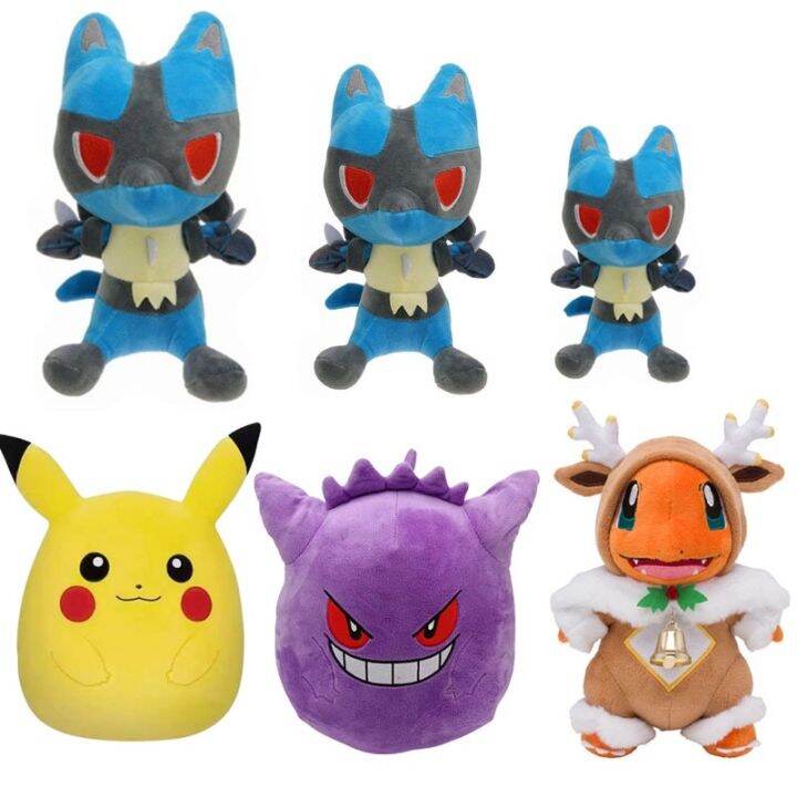 【ready Stock】 Lucario Game Cartoon Pokemon Squishmallow Charmander 