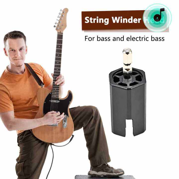 Guitar Assemble Electric Drill Hexagonal Guitar String Winder Drill Musical Instruments Parts