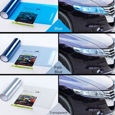 [Sell At Low Price] 30Cm*100Cm Car Light Color Changing Film Fog Light Tail Light Film Five Colors Optional