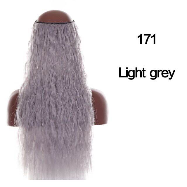 SHANGKE Straight Synthetic 24-Inch Halo Hair Extensions Wavy Heat Resistant No Clip in Hidden Secret False Hair Piece | Lazada SHANGKE Straight Synthetic 24-Inch Halo Hair Extensions Wavy Heat Resistant No Clip in Hidden Secret False Hair Piece | Lazada