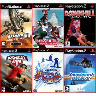 Downhill Domination และเกม Downhill  ของ PS2 แผ่นเกม  Playstation 2