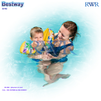 Bestway ส่งฟรี ห่วงยางสวมแขนว่ายน้ำ ลายหนูน้อยเล่นสเก็ตบอร์ด รุ่น 32102