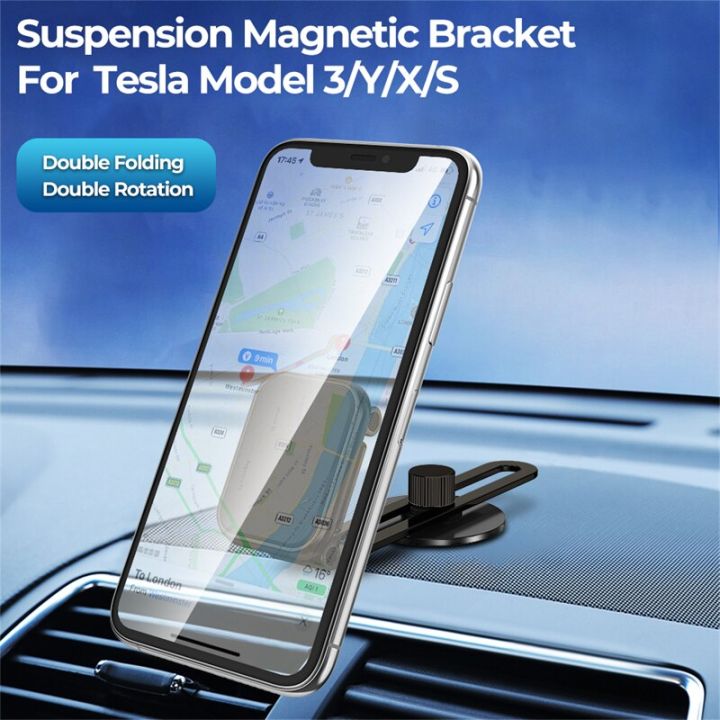 ที่จับโทรศัพท์มือถือรถสำหรับ-tesla-รุ่น3-y-x-s-byd-atto-3เพลง-tang-โทรศัพท์จอแล็ปท็อปแท่นวางหมุนได้360องศา