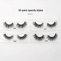 Visofree 30/40/100 คู่ 3D Mink Lashes พร้อมถาดไม่มีกล่อง Handmade Full Strip Lashes Mink ขนตาปลอมแต่งหน้าขนตา cilios