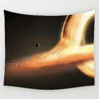 2021 New Printed Wall Hanging Tapestry Lightbending Blackhole Tapestry