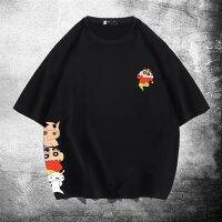 Crayon Shin-chan Cartoon Anime Female Short Sleeve Summer New Fashion Cotton T-shirt Casual Versatile Loose Half Sleeves