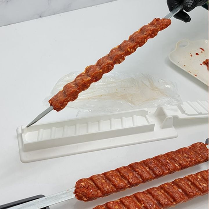 single-row-kebab-maker-kebab-press-maker-reusable-bbq-skewer-maker-kebab-white
