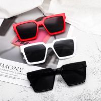 European and American Large Frame R Sunglasses 2020 New Female Net Red Square Sunglasses Fashion Wide-sided Sunglasses Womens Accessories Eyewear Sunglass