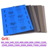 ☁❁℡ 1 Pcs 80-10000 Grit SandPapers Wet And Dry Polishing Sanding Wet/dry Abrasive Sandpaper Paper Sheets Surface Finishing Made