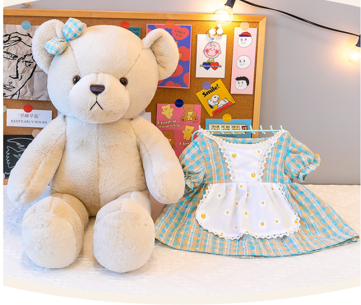 ตุ๊กตาหมี-ตุ๊กตา-teddy-ตุ๊กตาหมีผู้หญิงพร้อมส่งจากไทย