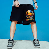 M-7XL Short Pants Men Shorts Mens Clothing Hip Hop Plus Size Ready Stock Print Drawstring Shorts Youth Student Basketball Gym Pants Ulzzang Mens Boy Beach Pants Black Seluar Pendek Lelaki