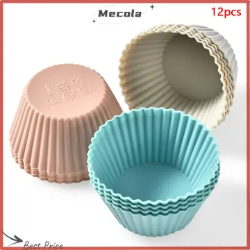 78PCS Silicone Lunch Box Dividers Bento Cupcake Liners Muffin Cups