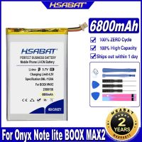 HSABAT 2588158 6800mAh Battery for Onyx Note lite BOOX MAX2 BOOX NOTE NOTE2 NOTE3/ M96C M96 plus Ebook Batteries Wall Chargers