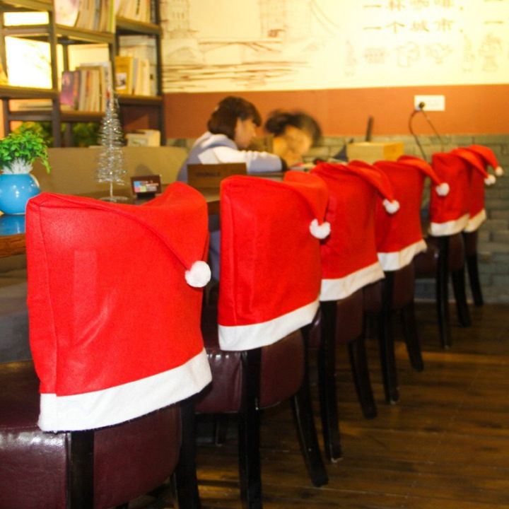 6-pcs-christmas-chair-covers-santa-hat-chair-covers-for-dining-room-holiday-christmas-decorations-red