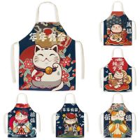 Polyester Apron Cat Adult Child Leeveless Bib Waterproof Oil-Proof Baking Accessories Home Clean Tool Household Kitchen Supplies