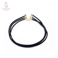 【readystock】10Pcs Rétro Gothique Velours Choker Ras du Cou Collier Chaîne