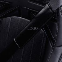 New A Pair Carbon Fiber Texture Car Seat Belt Cover For MINI Cooper R56 R55 R58 R59 R60 F54 F55 F56 F57 F60 Styling Accessories