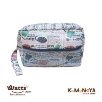 Komonoya กระเป๋า Amenity 23.5x9x16cm ลายแมว