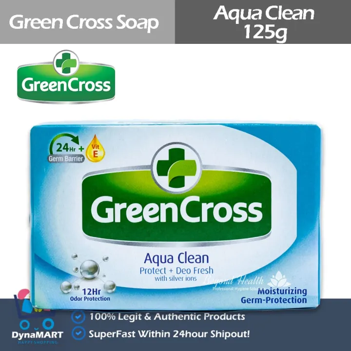 Green Cross Bath Soap Aqua Clean 125g DynaMart SNR Watsons Official
