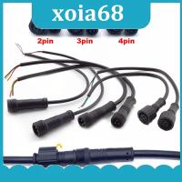 xoia68 Shop 5pcs/Lot Waterproof Power Cable  Male Female 2Pin 3Pin 4Pin Jack Plug Adapter Connector Wire 500V 3A Connector 20cm Cords L1