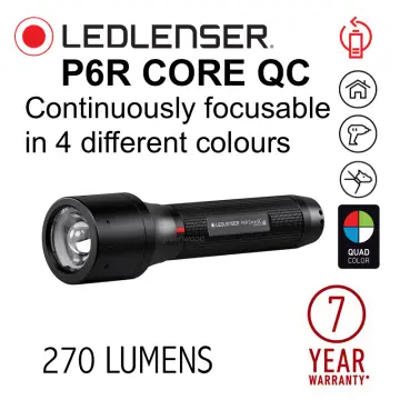 LEDLENSER P6R Core QC 270 Lumens LED Rechargeable Multi Colored