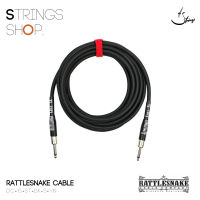 สายแจ็คกีตาร์ Rattlesnake Cable Standard (S/S) Black ( DC-15-ST-BK-S-NN )