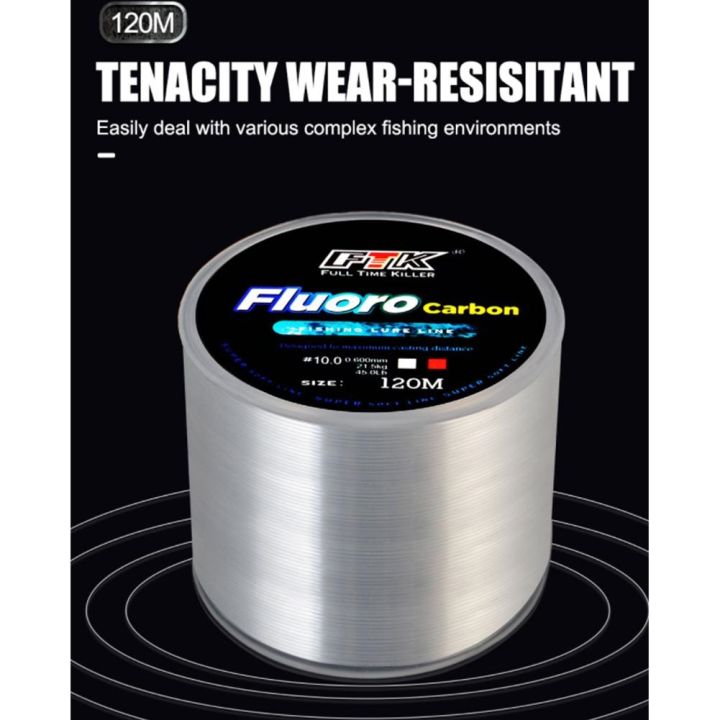 1-roll-120m-fluorocarbon-coated-fishing-line-5lb-34lb-main-line-sub-line-fishing-lure-sinking-line-dropship