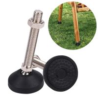 4pcs Furniture Support Leg Non-skid Pad Adjustable Universal Office Warehouse Shelves Nylon Hooves Fixed Anchor Foot Stand Base