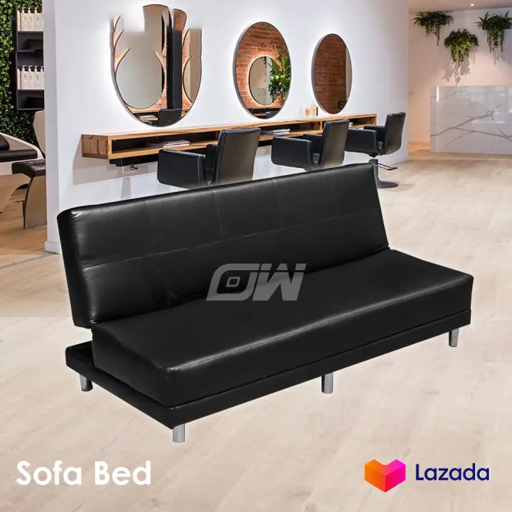Solid 3Seater Leather Lounge Sofa Bed Office Sofa Bed Room Sofa Bed