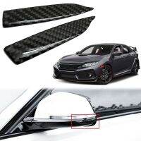 2 Pieces Anti-Scratch Trim Sticker Carbon Fiber Rearview Mirror Protector Anti-Rub Strip Sticker Anti-Collision Strip Bumper Stickers Decals  Magnets