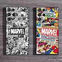 [ร้อนแรง] โลโก้ Marvel Avengers Comics สำหรับ Samsung Galaxy S22 S21 S20อัลตร้าพลัส FE S10 5กรัม S10E บวกเคสโทรศัพท์ของเหลวปลอกซิลิโคนฟันดา