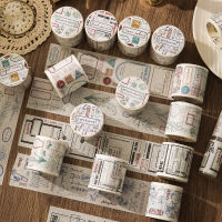 Vintage ดอกไม้ Washi เทปสีเขียนได้ดอกไม้ Masking เทป Vintage เทปกว้าง Retro สไตล์กาวสำหรับศิลปะ Diy ศิลปะ-fkldqyfiopgjf