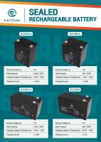 แบตเตอรี่ UPS เครื่องสำรองไฟ KATZUNI  12V2.9Ah / 12V5.5Ah / 12V7.8Ah / 12V9Ah