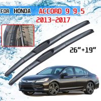 For Honda Accord 9 9.5 2013 2014 2015 2016 2017 IX Accessories Car Front Windshield Windscreen Wiper Blade Brushes U J Hook