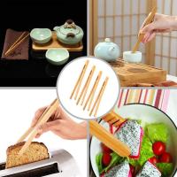 Tea Cup Tongs Wooden Comfortable Grip Easy to Use Dining Room Kitchen Bread Clips Toaster Tong Tea Cup Clips Prevent Scald