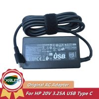 ที่ชาร์จอะแดปเตอร์สำหรับไฟฟ้ากระแสตรง65W USB-C AC DC แบบดั้งเดิม HP 20V 3.25A ชนิด C TPN-LA23 L6744-001 L65505-008 TPN-HA01 TPN-CA06สายไฟพลังงานและอะแดปเตอร์